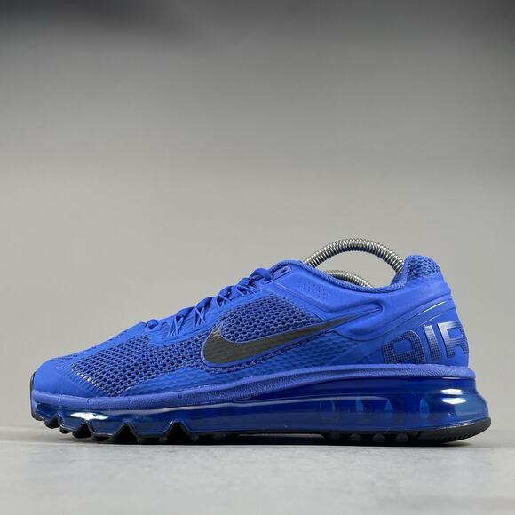 Men 8 Women 9.5 Nike Shoes Air Max 2013 Racer Blue Running Sneaker Athletic Shoe - Picture 1 of 9